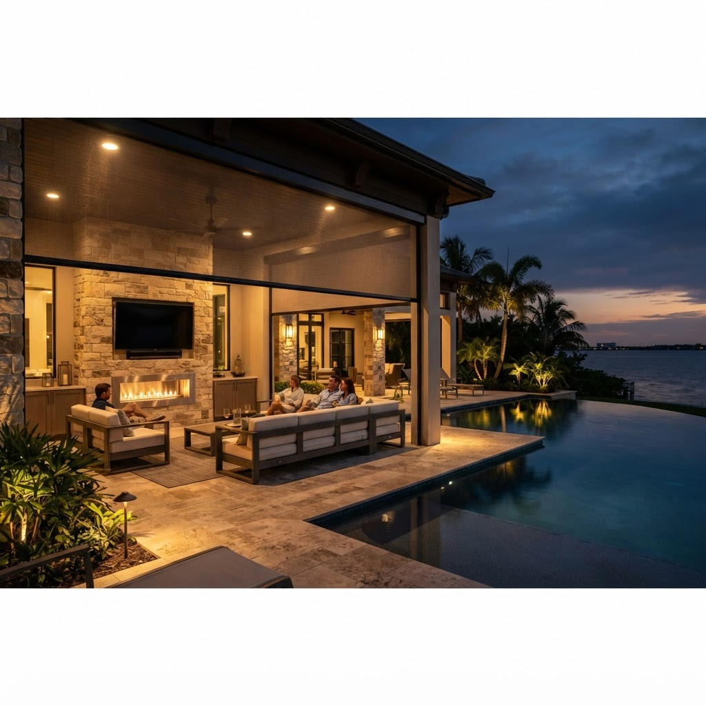 Poolside Terrace — Outdoor Entertainment